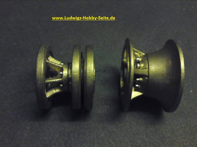 E-100 Transmisionsweel and idelerweel