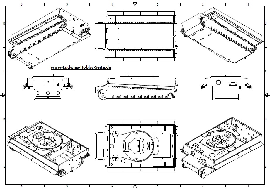 Tiger 1:16 Bausatz kit